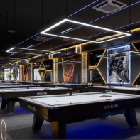 Thiết kế quán bida K Club khi đẳng cấp và hiện đại hội tụ